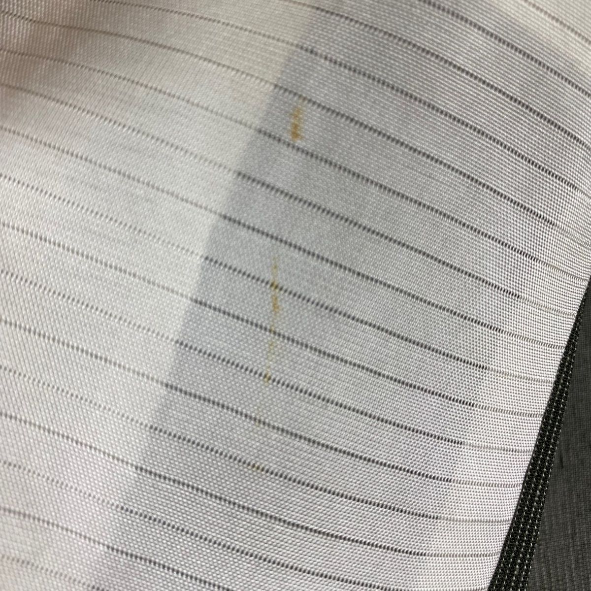 塩沢紬 身丈172cm 裄丈65.5cm M 薄物 夏塩沢 夏紬 証紙 縦縞模様 深緑  