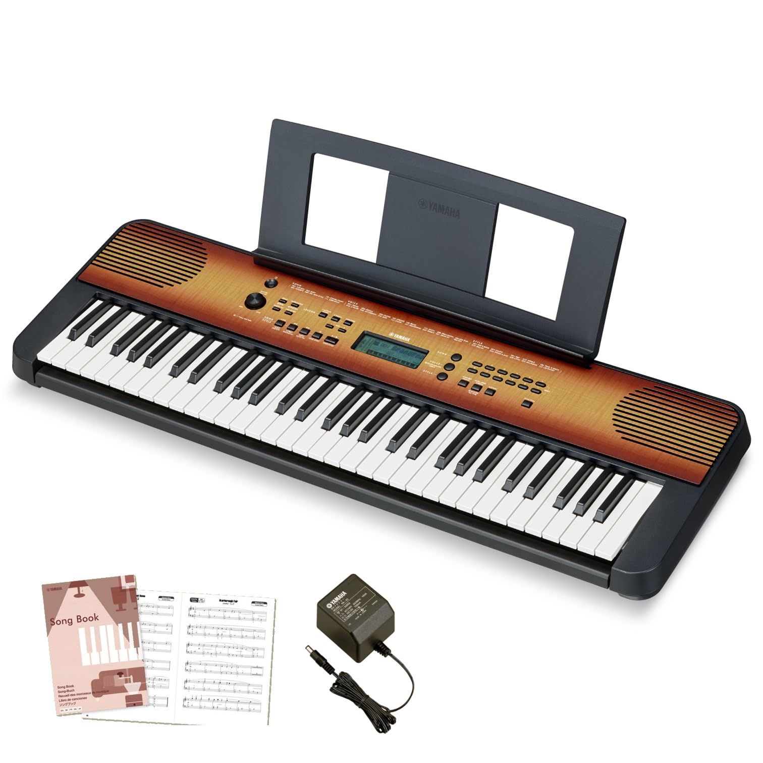 ヤマハ ポータブルキーボード 61鍵盤 メイプル調 PSR-E360MA 便利なレッスン機能やタッチレスポンスを搭載