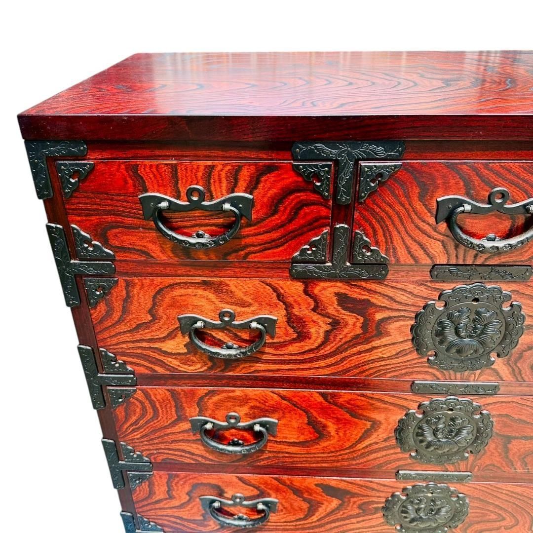 岩谷堂 タンス 箪笥 5段 チェスト 伝統民芸 カギなし - メルカリ