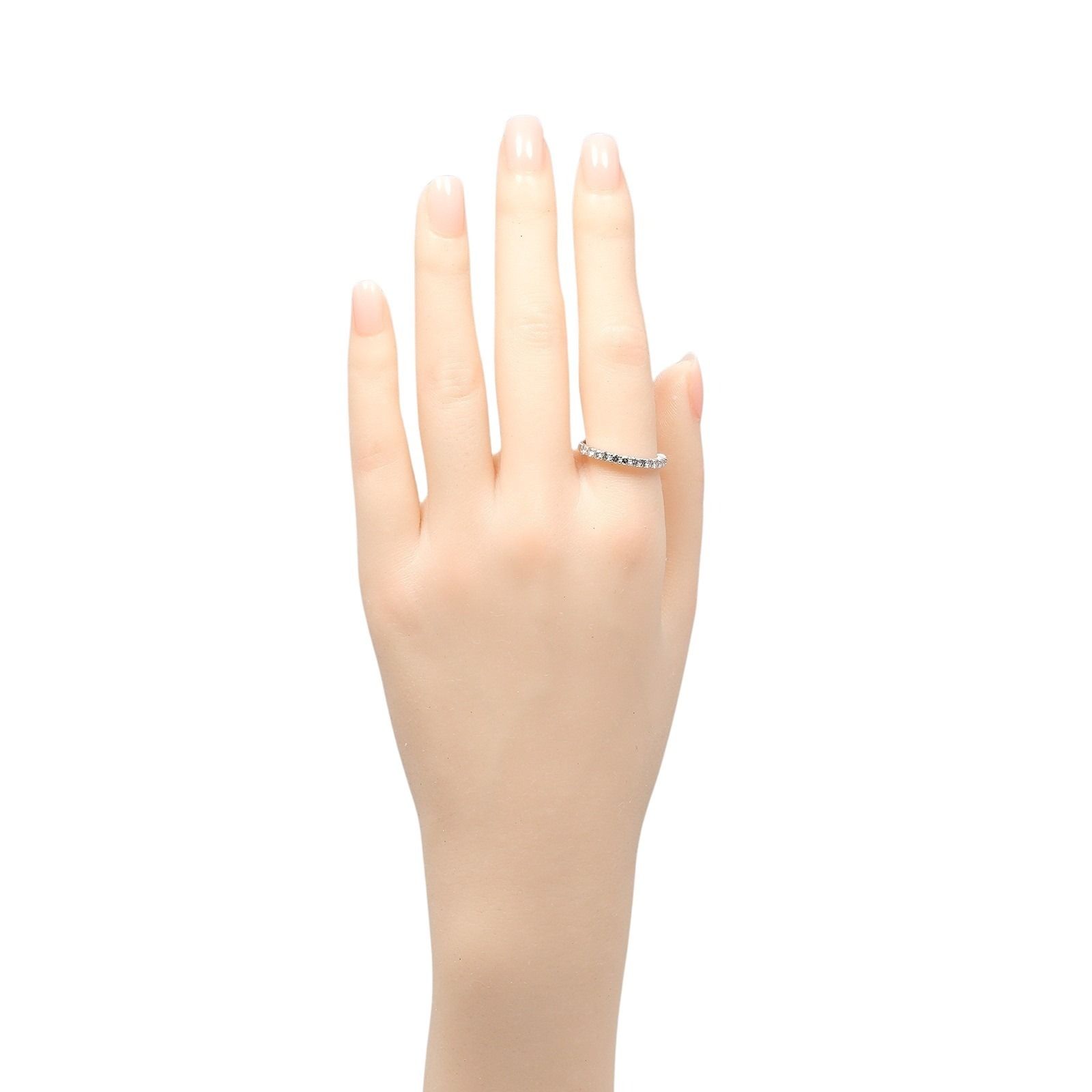 【Ponte Vecchio】K18WG ハーフエタニティ⟡.* Ponte Vecchio】K18WG ハーフエタニティ⟡.· Ponte Vecchio