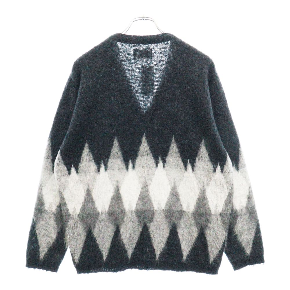 MASSES (マシス) 18AW Vネックモヘアニットカーディガン ブラック