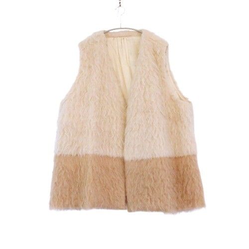 【中古A】OUAT オーユーエーティー 1 M メンズ ベスト SUPER MOHAIR VEST レイヤード オーバイサイズ ビッグシルエット 中古A 古着 中古A】OUAT オーユーエーティー 1 M メンズ ベスト SUPER MOHAIR VEST