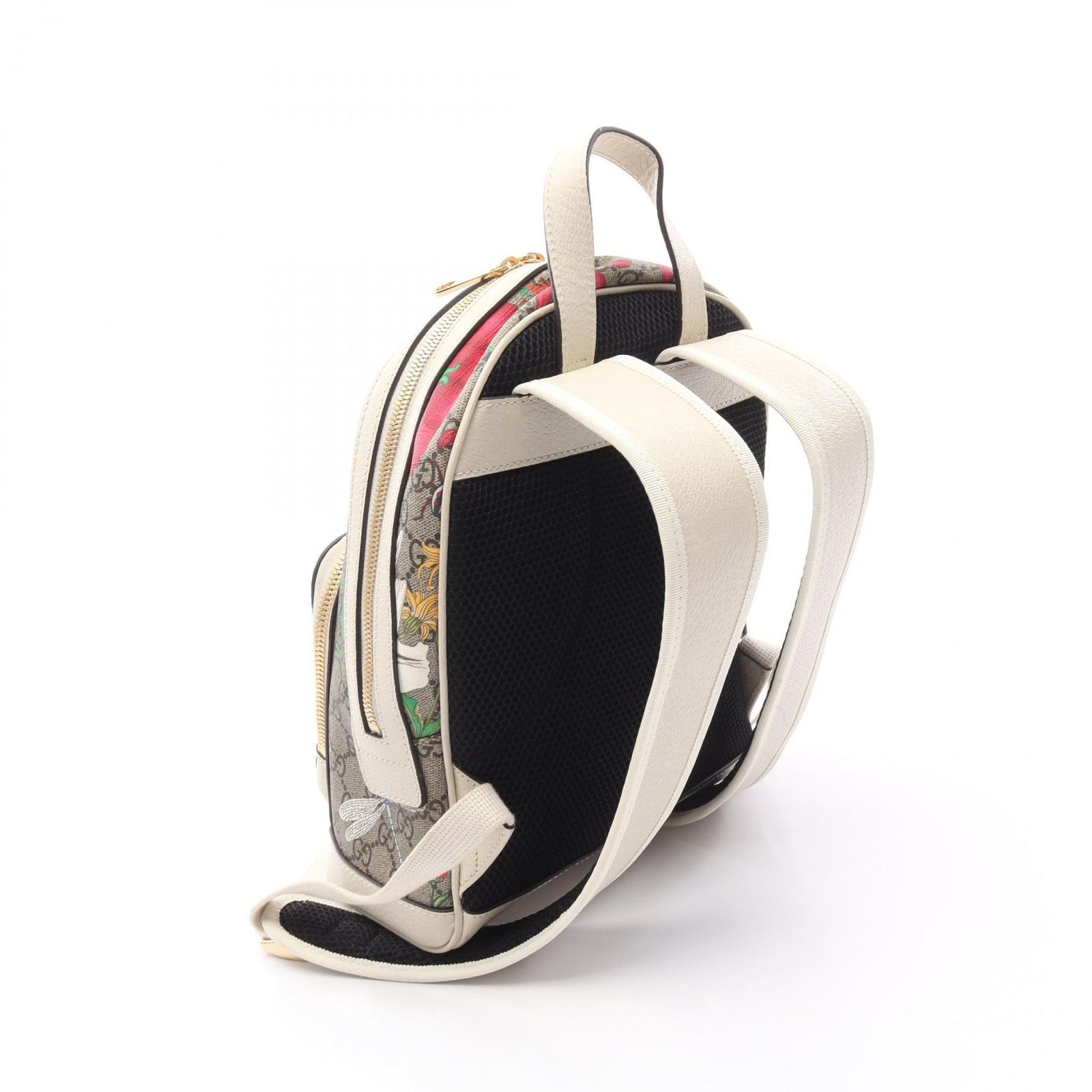 ★送料込★GUCCI オフィディア バックパック リュック オフィディア〕ラージ バックパックベージュ＆ダークブラウン