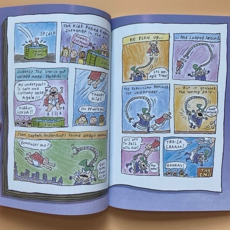 Captain Underpants 14冊 カラー印刷 マイヤペン対応 MaiyaPen