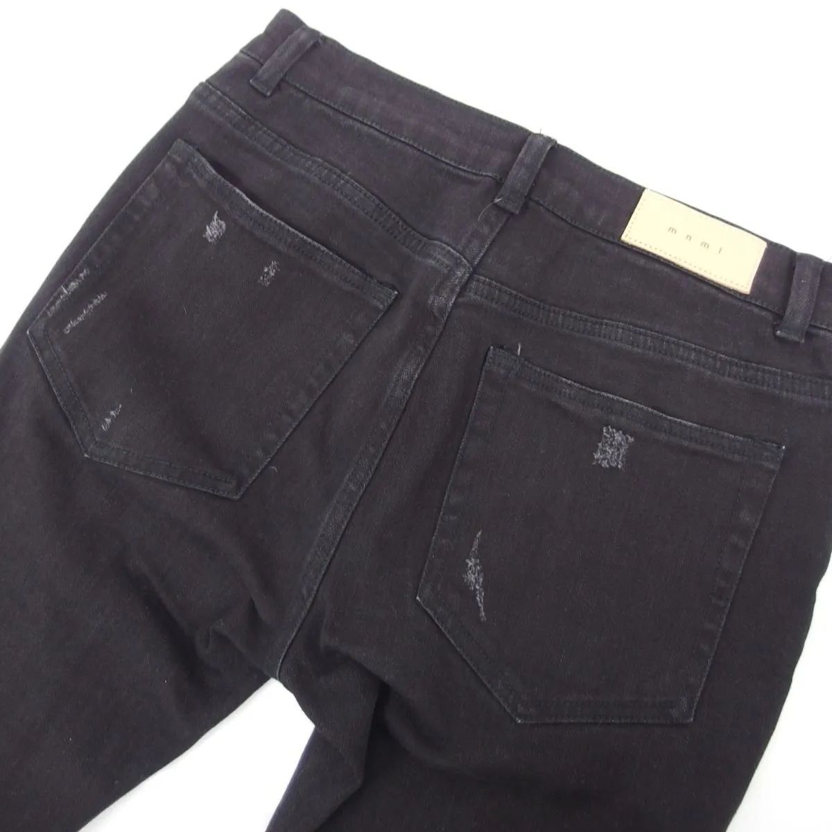 mnml デニム スキニー ロングパンツ ブラック 32 RN139488 ミニマル 