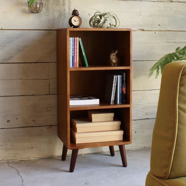 送料無料 北欧風 オープン ラック 木製 収納棚 キャビネット