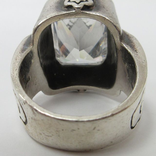 ロイヤルオーダー ROYAL ORDER GOD SQUARE WITH CRYSTAL ゴッドリング 