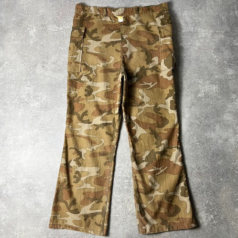 RANGER カモフラージュカーゴパンツ ギリシャ軍 フィールド カーゴパンツ リップストップ リザードカモ