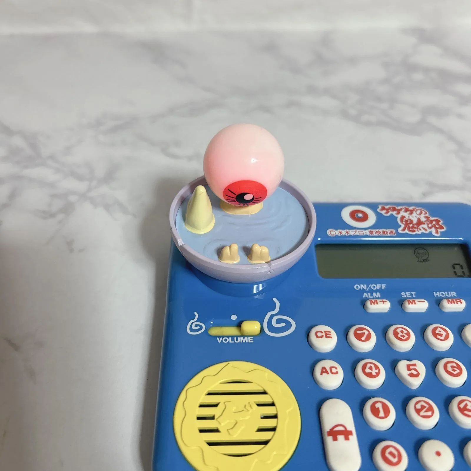 ゲゲゲの鬼太郎　目玉おやじ妖怪電卓　新品 激レア】 ゲゲゲの鬼太郎 目玉おやじ妖怪電卓 - メルカリ