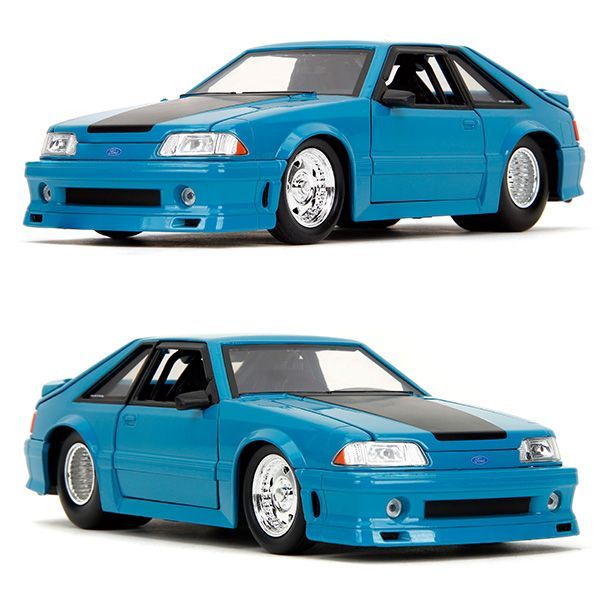 Jada 1989フォード・マスタングとプリムス・バラクーダのミニカーセット Jada 1989フォード・マスタングとプリムス・バラクーダの