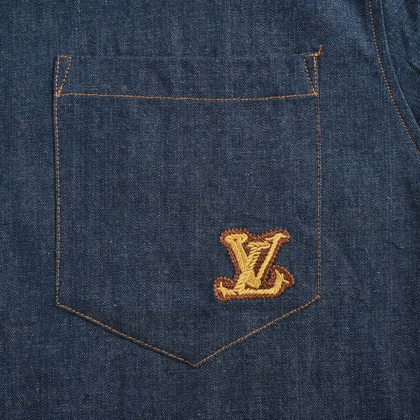 LOUIS VUITTON 21SS ジップスローデニム M82949】 LOUIS VUITTON ルイヴィトン モノグラム・デニム