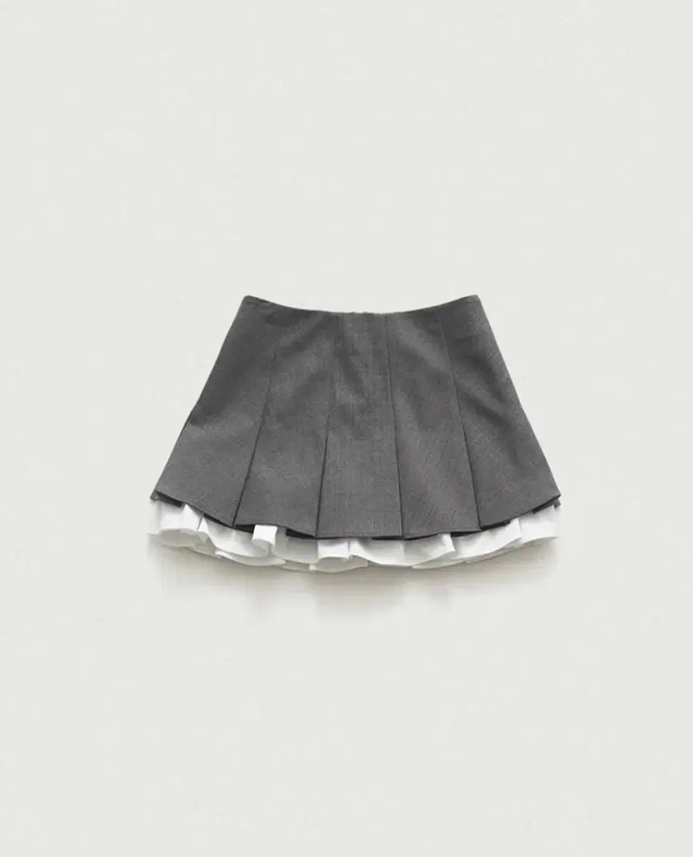 The Barnnet ザ バーネット Classic Grey Pleated Mini Skirt s サイズ