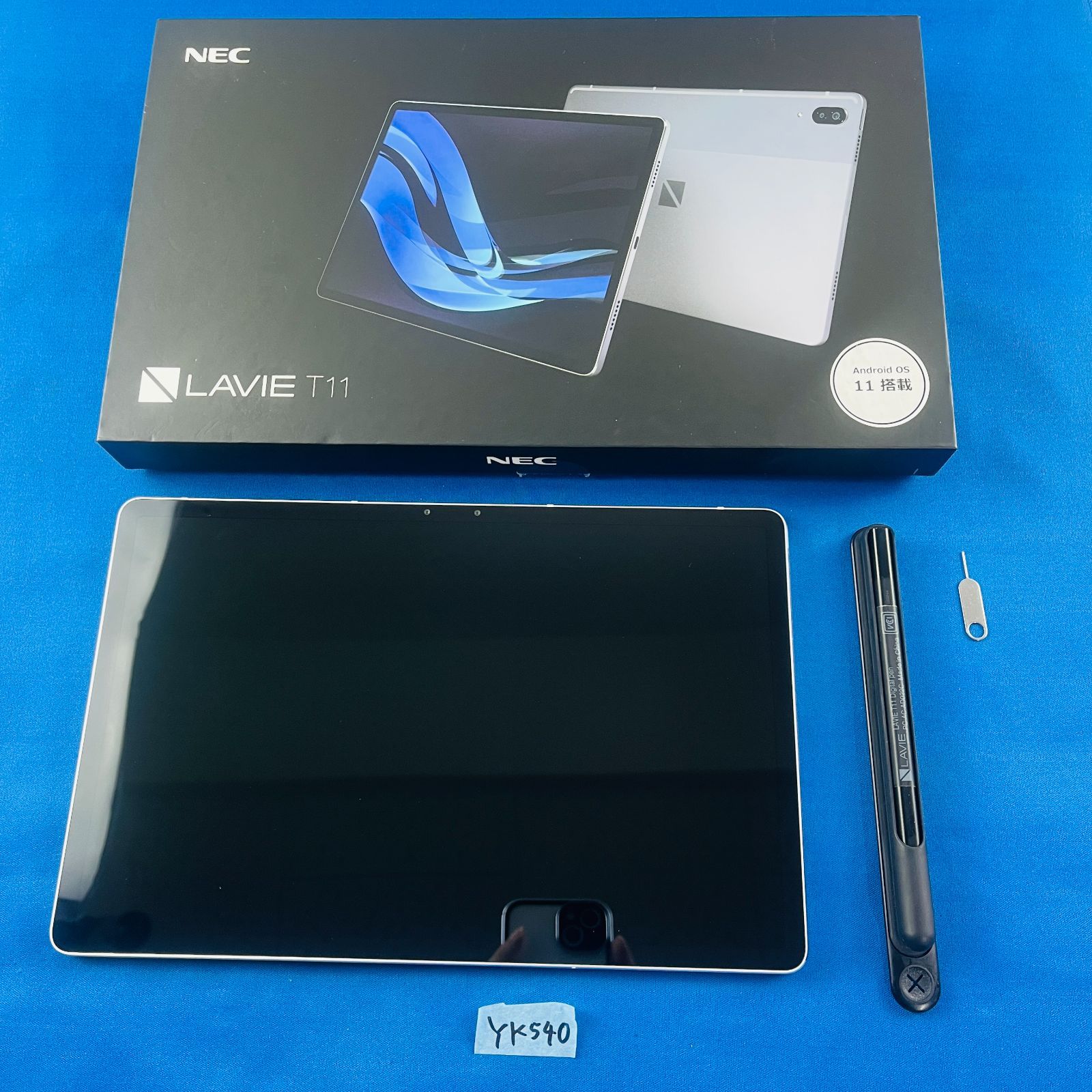 YK540 NEC PC-T1195BAS シルバー LAVIE T11 11.5型 ワイド画面 4GB|128GB|WiFi Android アンドロイド タブレット Google Play対応 本体 タッチペン き