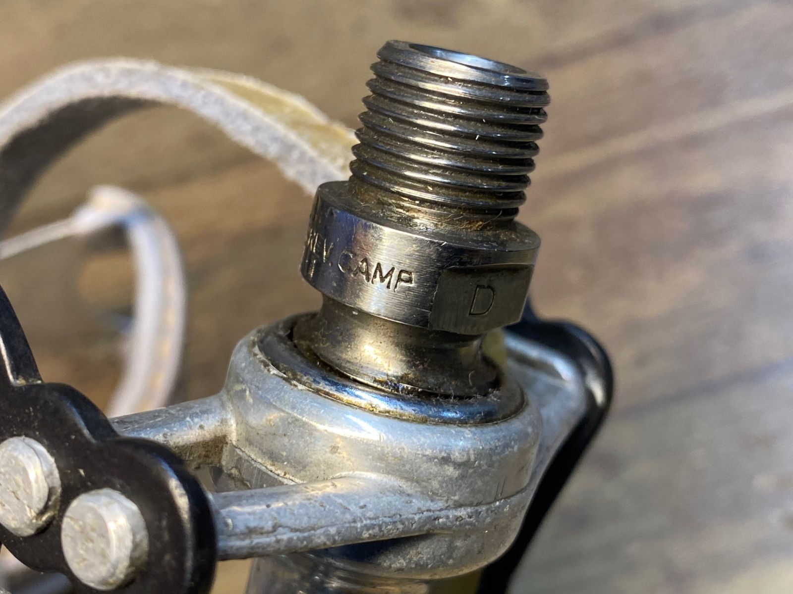 JB991 カンパニョーロ Campagnolo スーパーレコード SUPERRECORD フラットペダル チタンシャフト BRIGHTFACE_UK