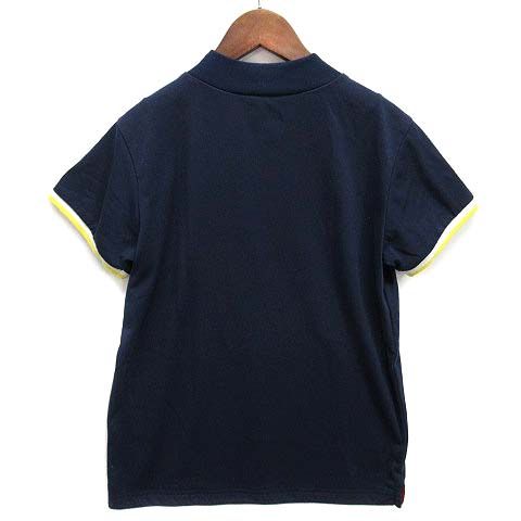 美品 SATURDAYS GOLF モックネックシャツ 半袖 ネイビー 美品 SATURDAYS GOLF モックネックシャツ 半袖 ネイビー - メルカリ