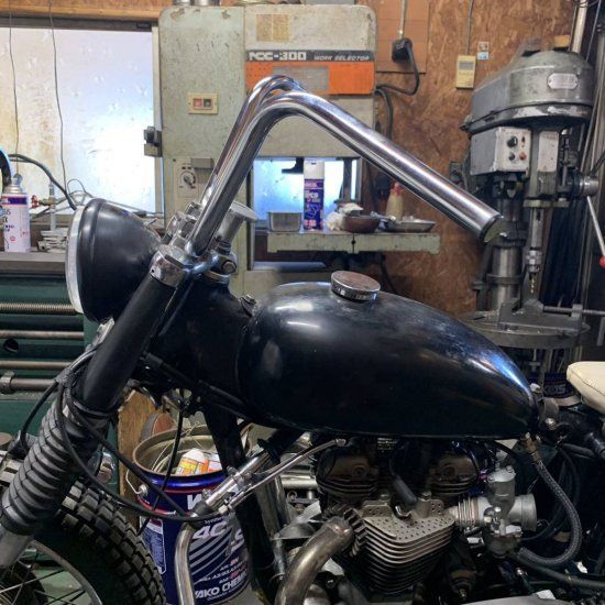 トライアンフ ミリバー ハンドル BSA ノートン ＴＲ6 Ｔ120 ビンテージ ダート モトクロス2 WW84056
