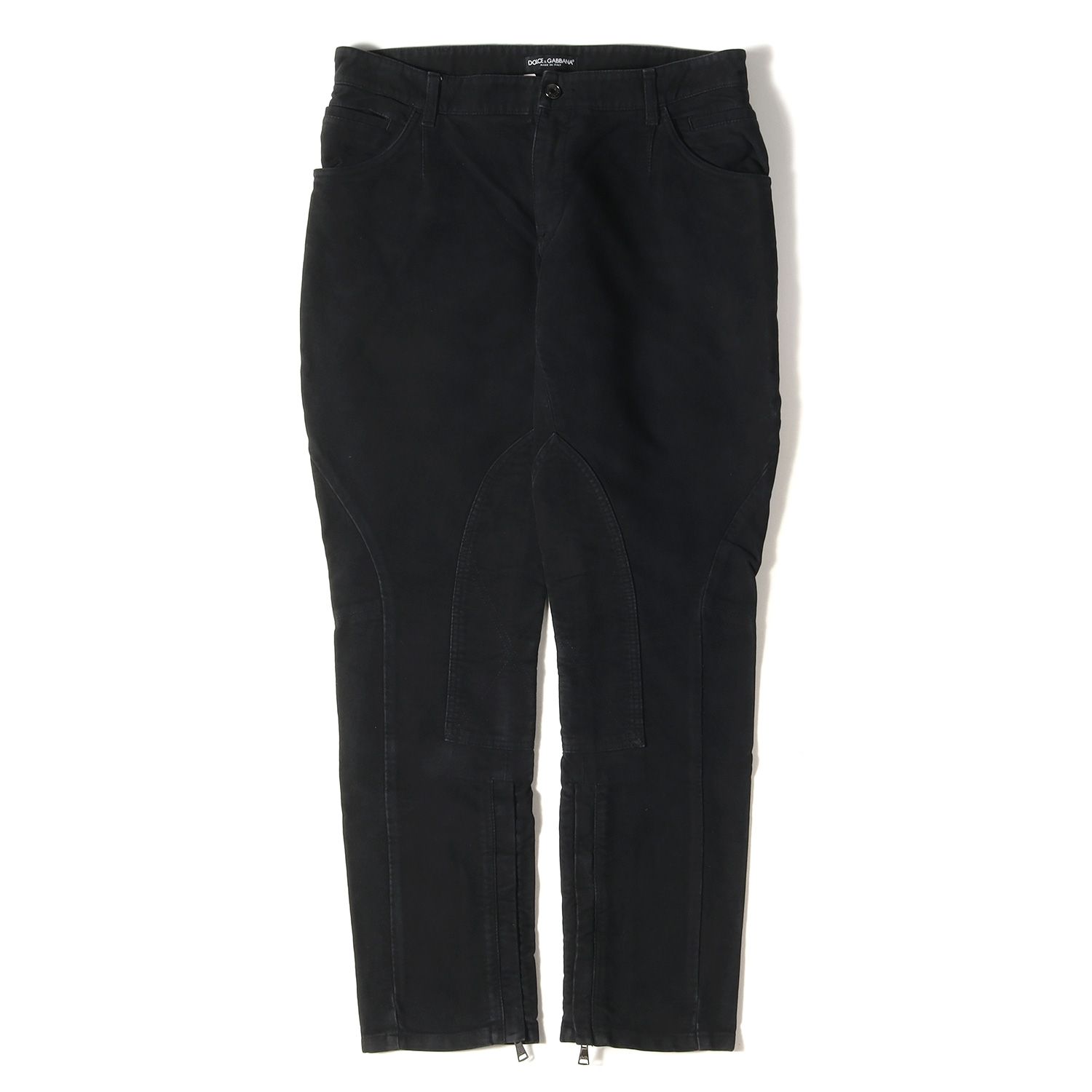ドルチェ &ガッバーナ黒パンツ48未使用タグつき ドルチェ &ガッバーナ黒パンツ48未使用タグつき