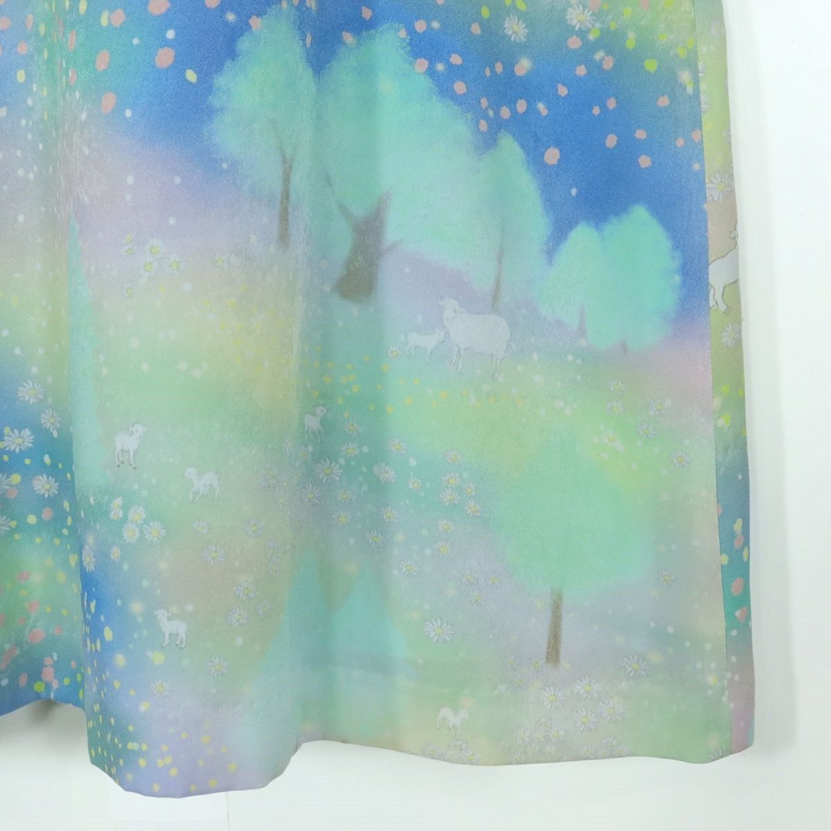 美品】フランシュリッペ☆ロマンティック♪ワンピース サイズM 虹色系