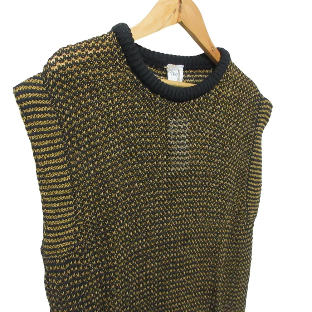 未使用 25SS YENN イエン PADDING NECK KNIT ニット ベスト F