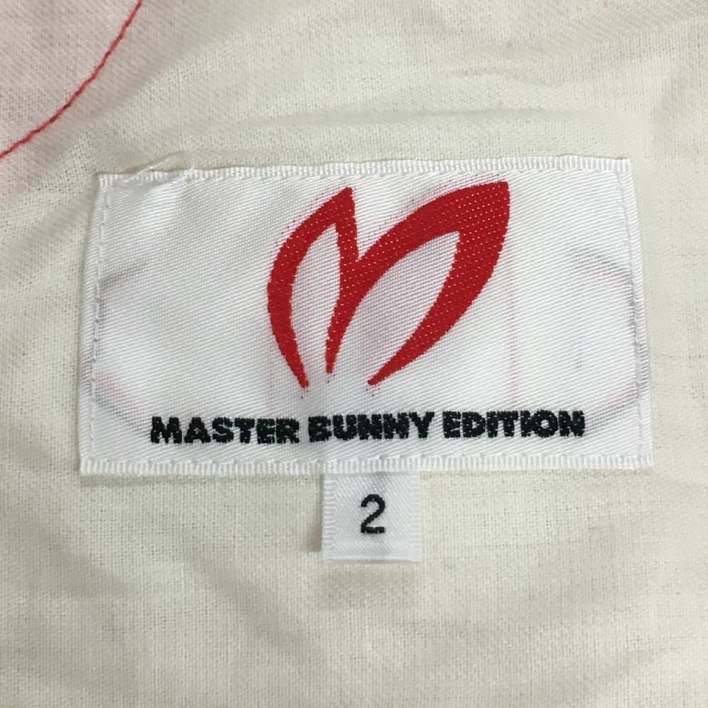 マスターバニー パンツ レッド系 ひまわり柄織生地 レディース 2(L