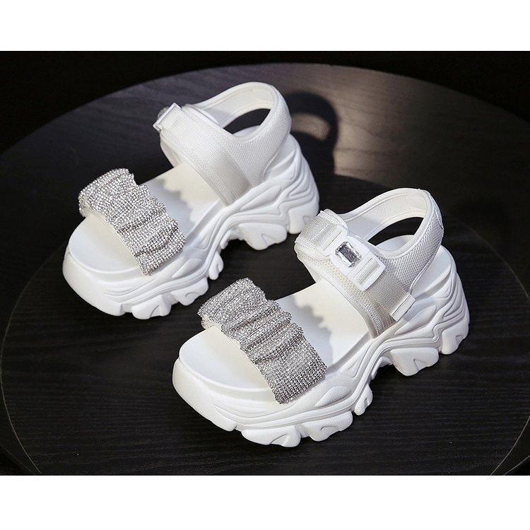 厚底 サンダル ヒール 12cm 歩きやすい ウェッジ ソール オープントゥ 夏 ヒールサンダル レディース レースアップ ジュート 美脚 おしゃれ ウェッジサンダル デザインチェーンサテンウェッジソールサンダル12cm全3色 | 厚底