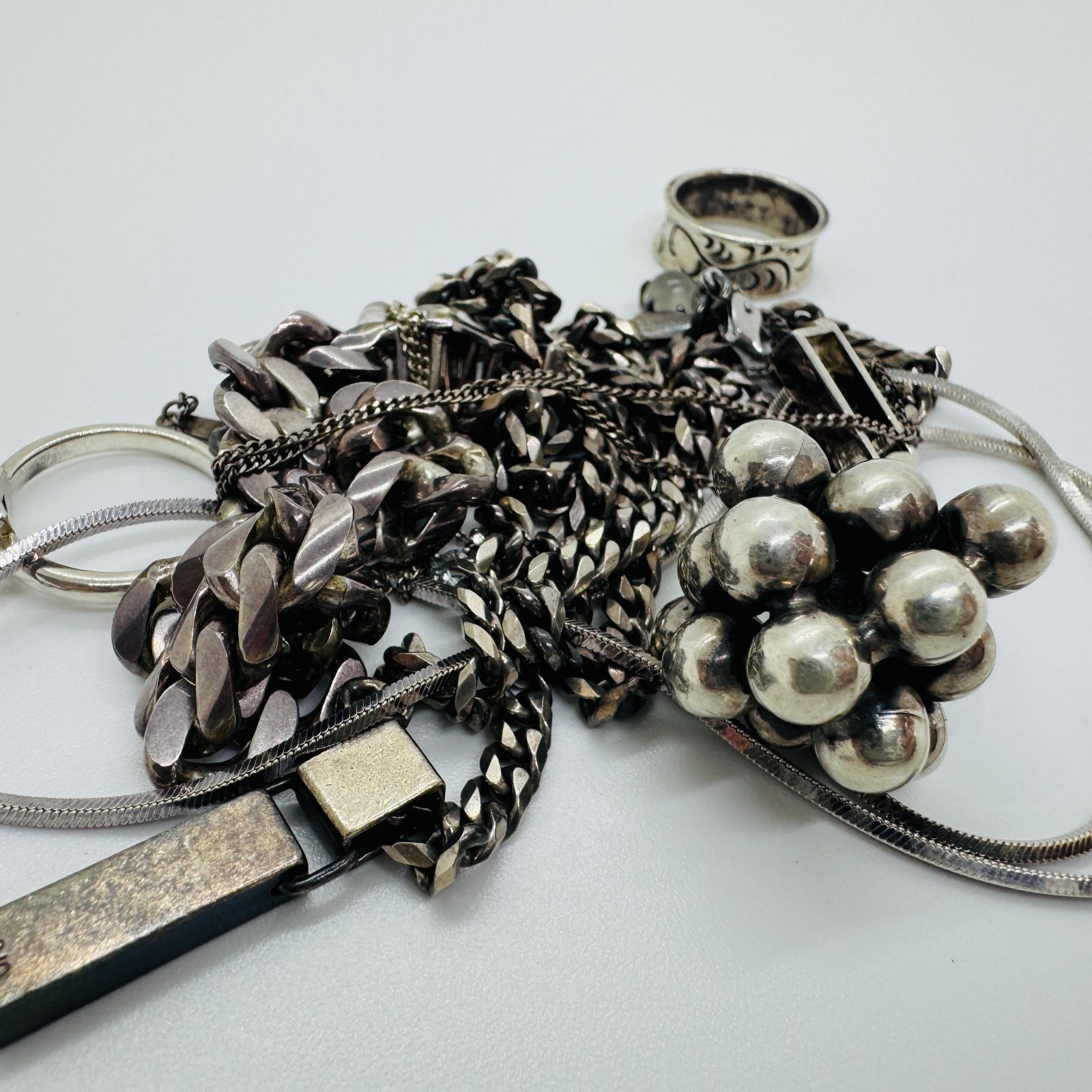 S シルバー925 ネックレス リング ブレスレット シルバー 925