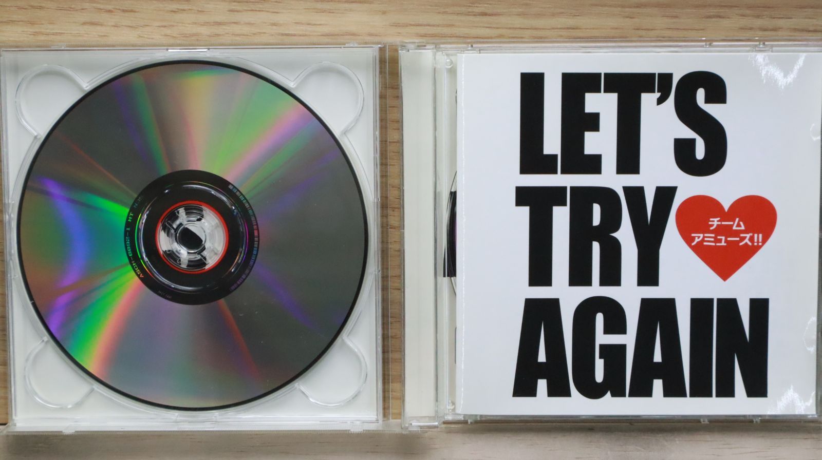 国内盤CD☆チーム・アミューズ!!/TEAM AMUSE!!□ Let's try again(DVD