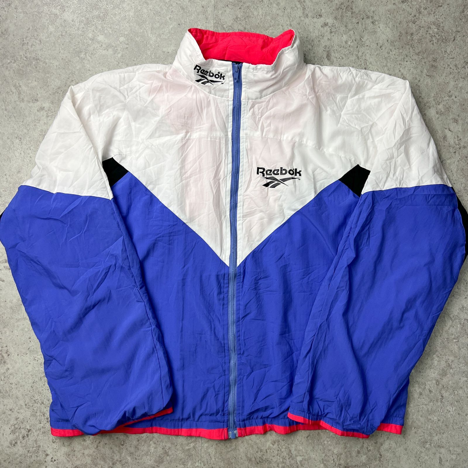 Reebok リーボック ナイロンジャケット 蛍光 ネオン 90s 90年代 - メルカリ