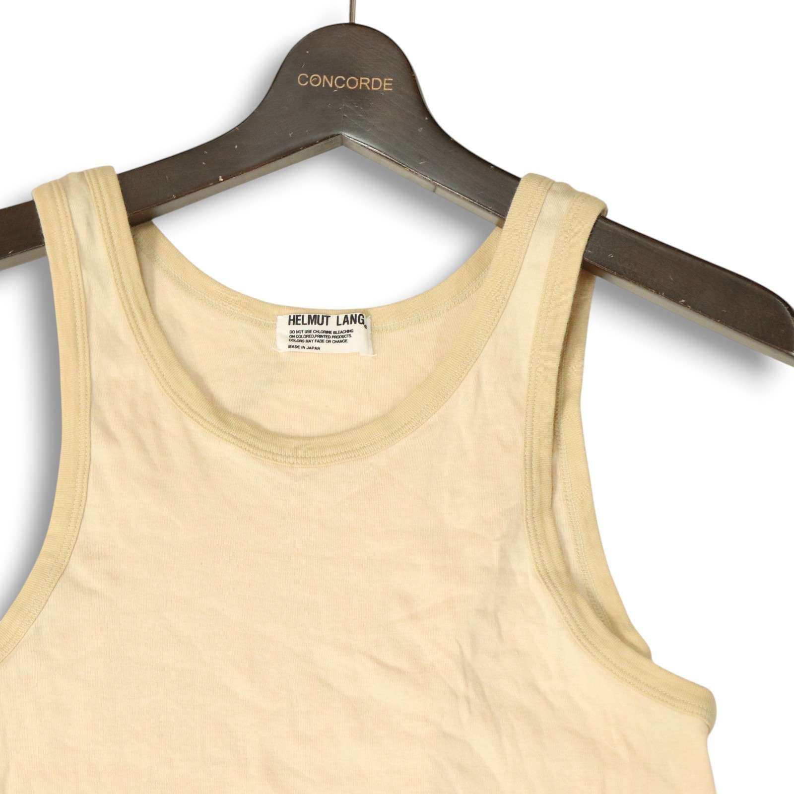 HELMUT LANG ヘルムート・ラング タンクトップ　本人期 HELMUT LANG☆本人期☆ヴィンテージタンクトップ☆M☆カーキ