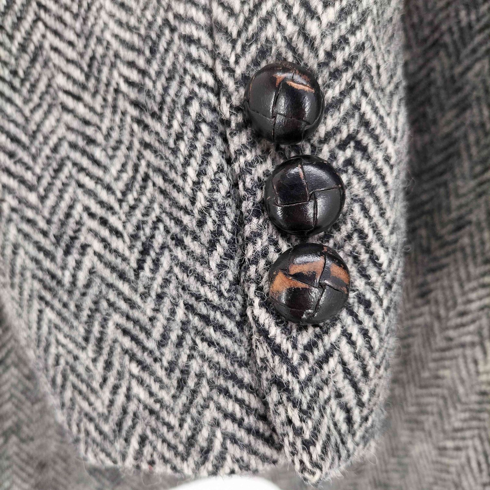 スーツセレクト　Harris Tweed テーラードジャケット　本切羽 ハリスツイード Harris Tweed ウールテーラードジャケット