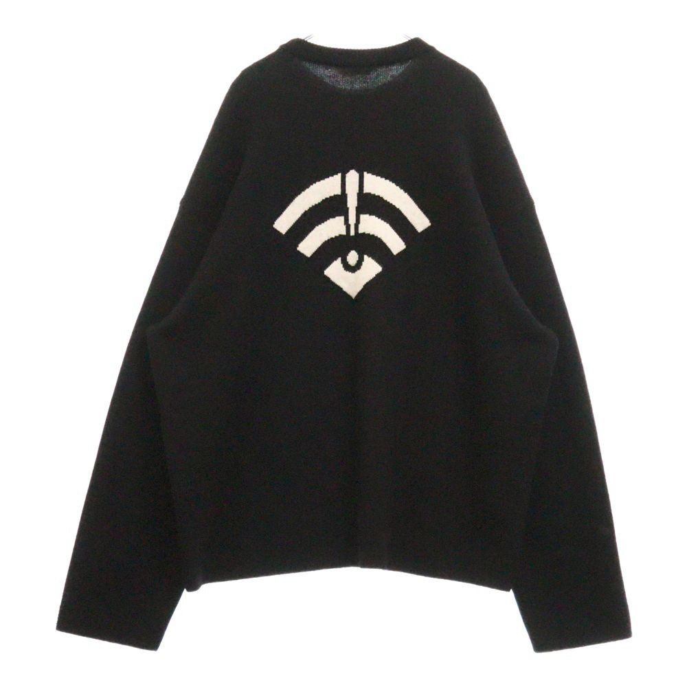 BALENCIAGA - 正規 BALENCIAGA バレンシアガ バックロゴ ニット