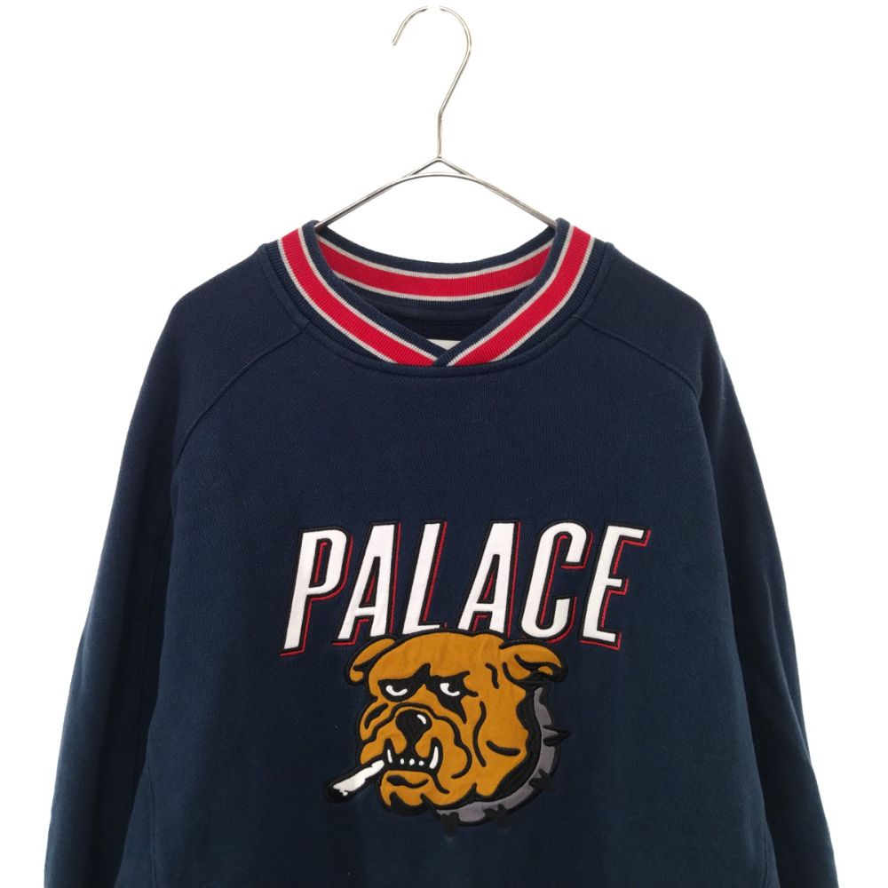 Palace Skateboards (パレススケートボーズ) フロントドッグ刺繍クルー