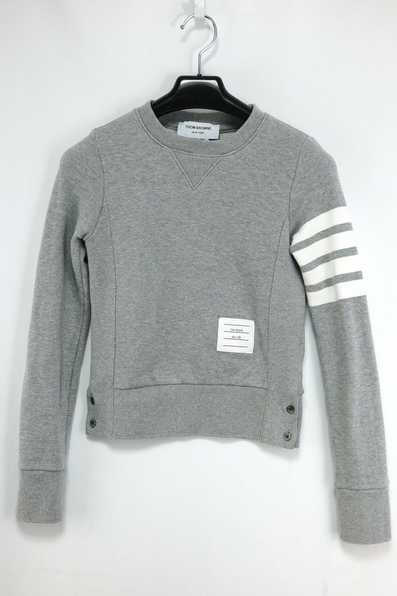 ★THOM BROWNE★ルーフバック スウェットシャツ Classic Loopback 4 Bar Sweatshirt | Thom Browne