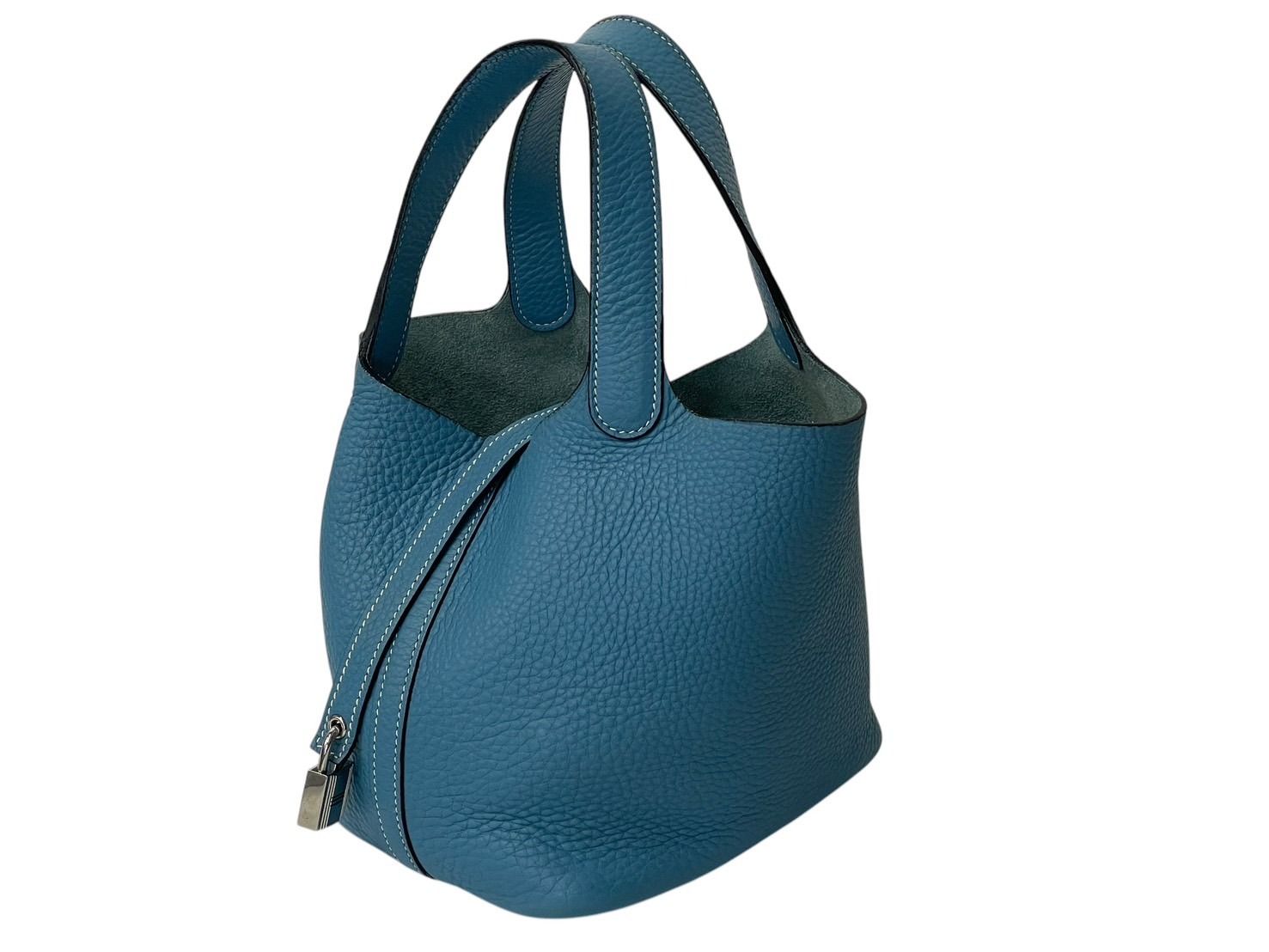 HERMES エルメス ピコタンロック18 PM ハンドバッグ □N刻印 トリヨン 