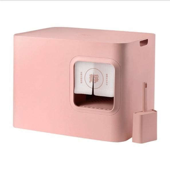 猫トイレ 本体 大型 猫用トイレ 密閉式 臭い対策 方型 インテリア 安定感 感 おしゃれ スコップ付き 砂落とし 清潔簡単 ドーム型 3 選べる