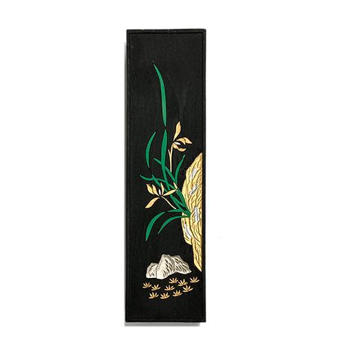 中国書画墨 気叶金蘭 上海墨廠出品 固形墨 唐墨 1/4 約125g 古墨