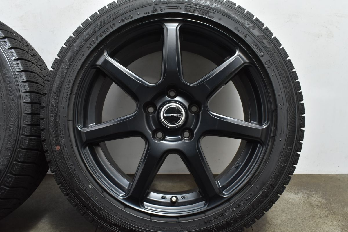 未使用に近い！！ 超バリ溝 ダンロップ 215/50R17 WINTER MAXX 4本セット 2017年製 スタッドレス 早めの準備を！！ DUNLOP 215/50-17 215⁄50R17 ダンロップ ウインターマックス03 バリ溝 4本セット タイヤ