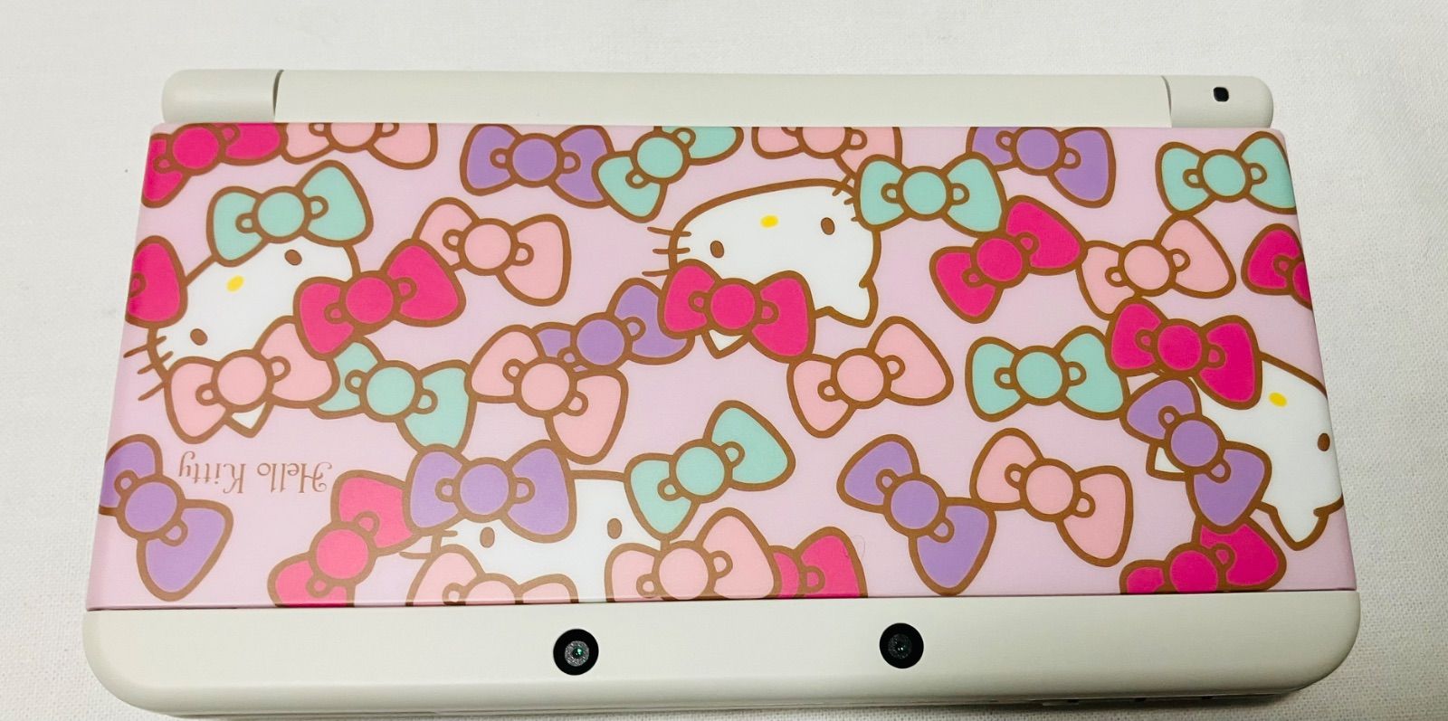 中古品 ゲーム Newニンテンドー3DS 本体 KTR-001 きせかえプレートパック ハローキティ 箱あり 中古品 ゲーム Newニンテンドー3DS 本体 KTR-001 きせかえ