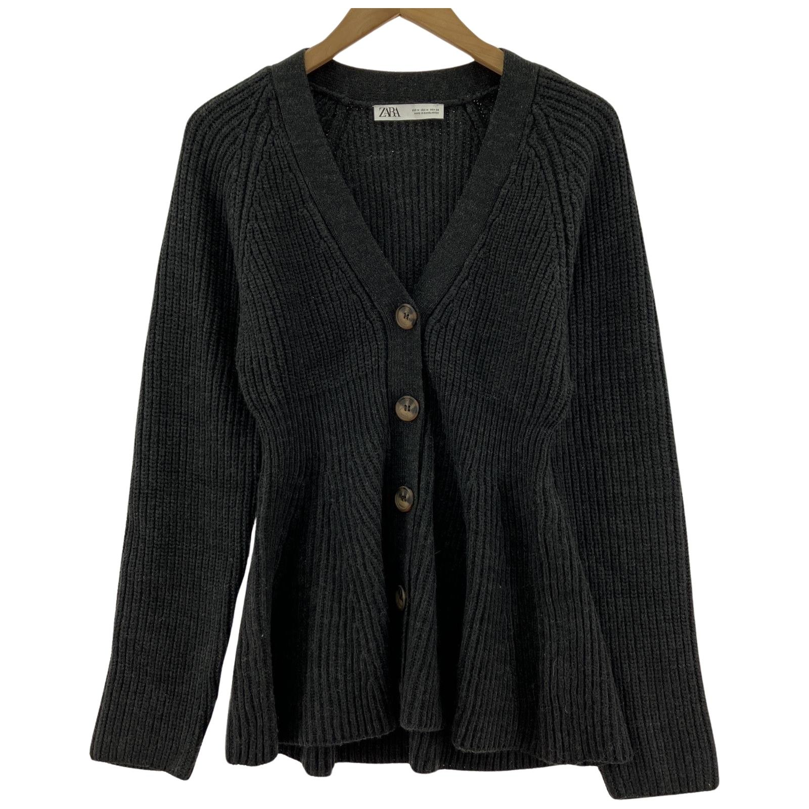 ZARA ザラ フィットウエスト ニットカーディガン sizeEUR M