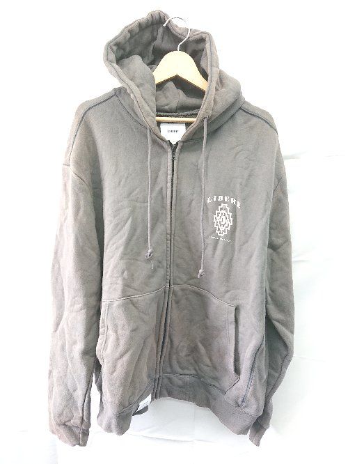 ◇ ⊇ LIBERE リベーレ ビッグシルエット 長袖 ジップアップ ◇ ⊇ LIBERE リベーレ ビッグシルエット 長袖 ジップアップ