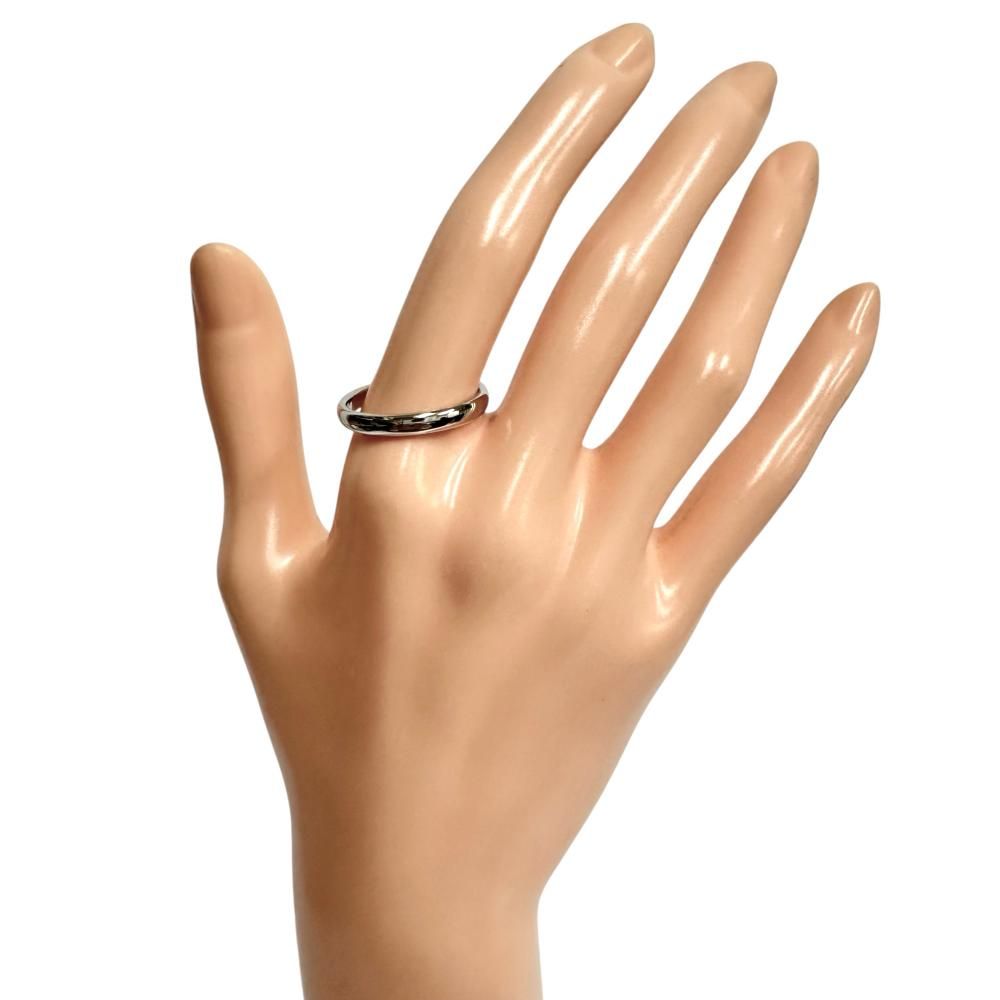 ティファニー クラシック バンドリング Pt950 3.0mm 5.5g