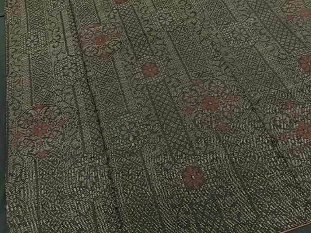 平和屋着物□本場大島紬 亀甲花間道 正絹 逸品 BAAR6855me - メルカリ