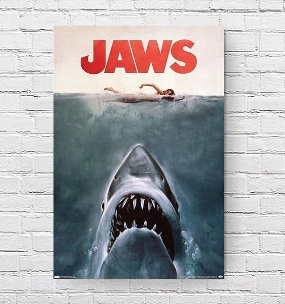 映画ポスター ジョーズ JAWS 24×36インチ (61×91.5cm) US版 of2 - メルカリ