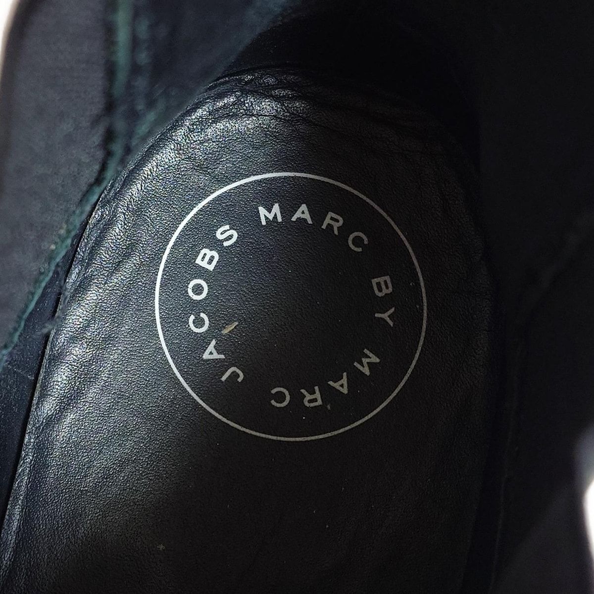 MARC BY MARC JACOBS マークバイマークジェイコブス ショートブーツ 37 レディース - 黒×シルバー サイドゴア|スタッズ KIN-KAAI_COM