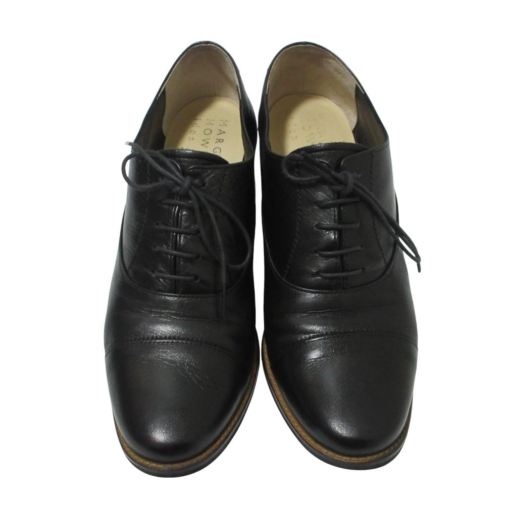 美品 箱 袋付 MARGARET HOWELL レザー ダービーシューズ 黒 MARGARET HOWELL｜RAW EDGE DERBY | Rakuten Fashion(楽天