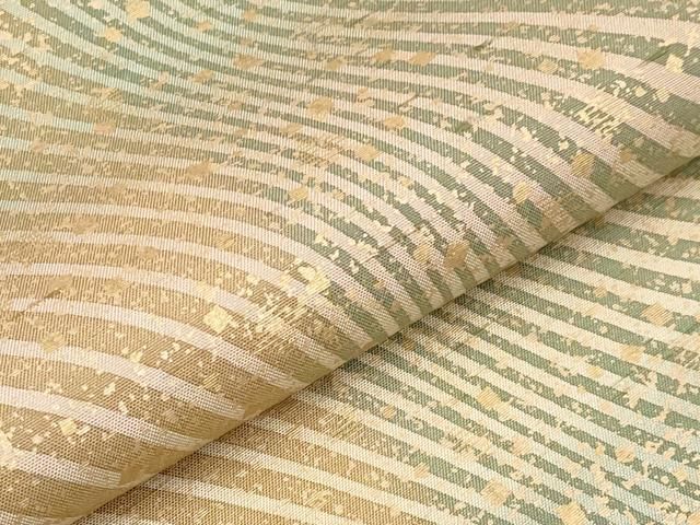 平和屋本店□極上 石川県指定無形文化財 牛首紬 白山工房 手織り 全通  