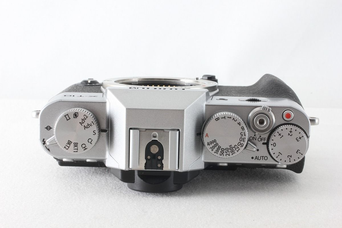 ◇訳あり◇フジフィルム FUJIFILM X-T10 ボディ シルバー 付属品満載 元箱