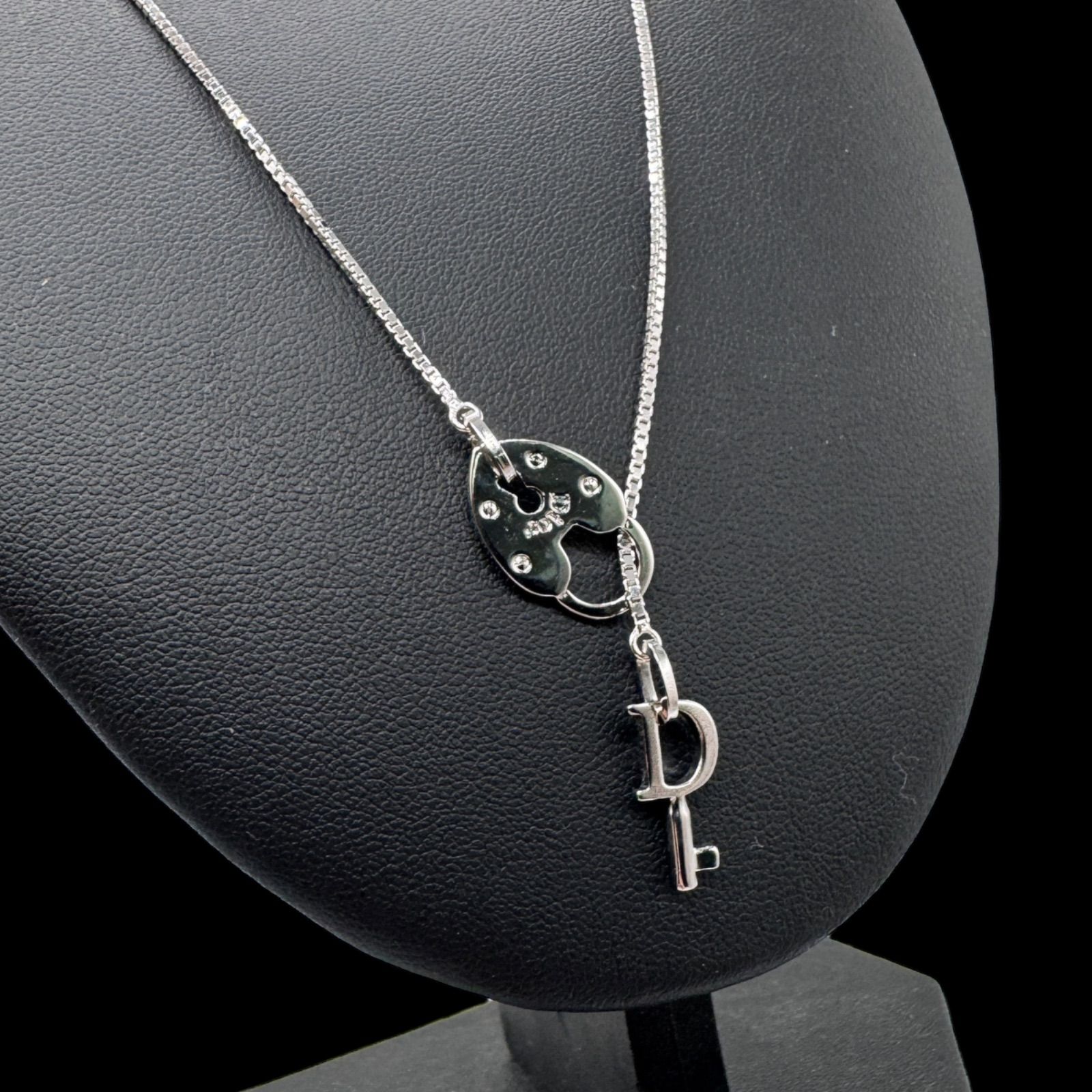 極美品 希少 Christian Dior クリスチャンディオール ハートロック 鍵