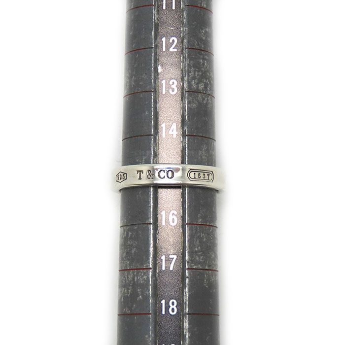 TIFFANY】 ティファニー 1837 ナローリング 15号 指輪 SV925