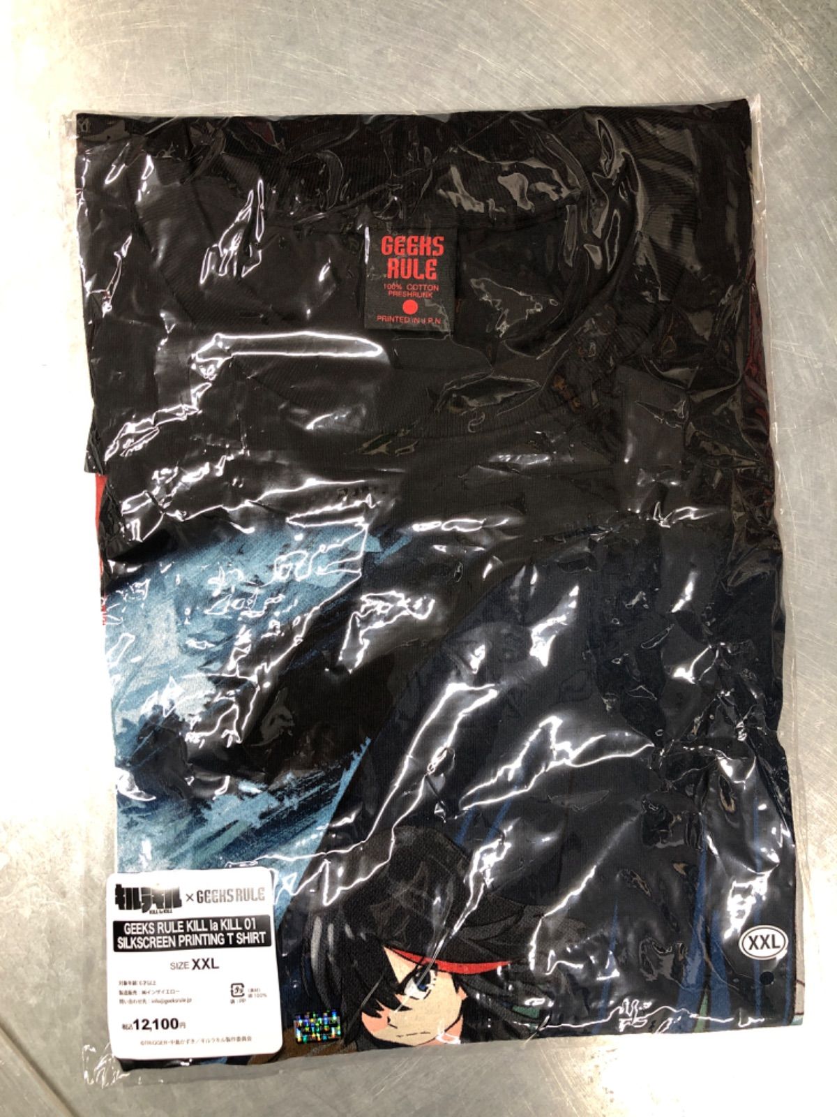 GQ3901◇キルラキル / GEEKS RULE : プリント Tシャツ 未使用品 ◇XXL 